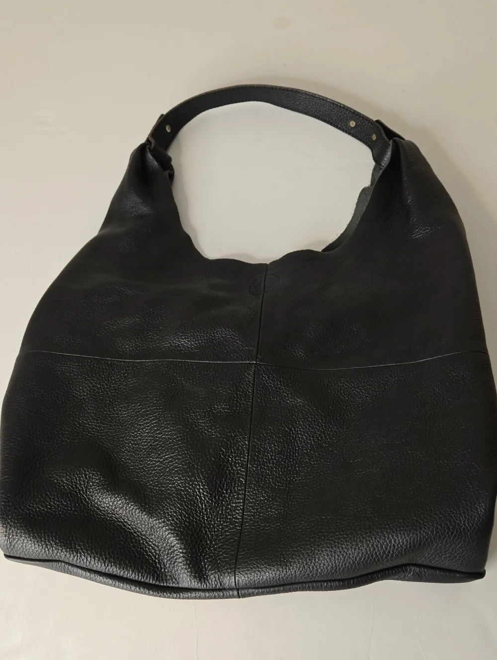 STEPHIECATH Large Hobo Y2K Soft Leather Shoulder Bag